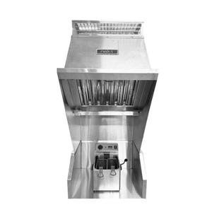 North American Kitchen Solutions 28" x 40" Stainless Steel Countertop Ventless Hood System - VH-24-C-NF