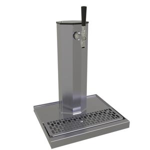 Glastender Countertop Column Draft Dispensing Tower - (1) Faucets - CT-1-SSR 