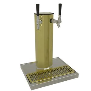 Glastender Countertop Column Draft Dispensing Tower - (2) Faucets - CT-2-PB 