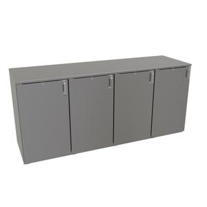 Glastender 80" x 24" Stainless Steel Back Bar Dry Storage Cabinet - DS80