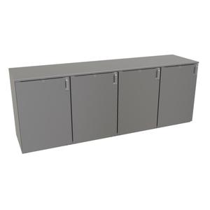 Glastender 96in x 24in Stainless Steel Back Bar Dry Storage Cabinet - DS96 
