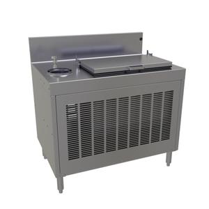 Glastender 36in Underbar Ice Cream Dipping Cabinet with Dipper Well - FRB-36 