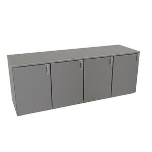 Glastender 80" x 24" Galvanized Steel Back Bar Dry Storage Cabinet - LPDS80