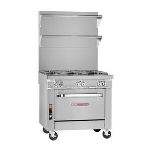 Southbend Platinum 16in Heavy Duty Manual Gas Hot Top Range - P16C-H 
