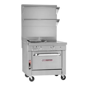 Southbend Platinum 18" Heavy Duty Gas Manual French Hot Top Range - P18C-F