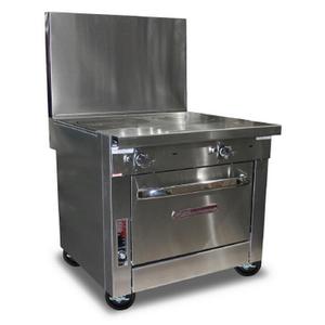 Southbend Platinum 36" Heavy Duty Gas Hot Top Range w/ Convection Oven - P36A-FF