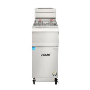 Vulcan QuickFry High Efficiency 50 lb Gas Fryer w/ Filtration - 1VHG50AF