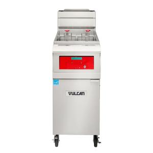 Vulcan QuickFry High Efficiency 50 lb Gas Fryer w/ Digital Controls - 1VHG50D