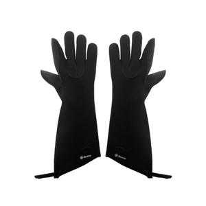 Browne Foodservice KitchenGrips Pro 15" FLXaPrene Black Heat Resistant Gloves - 5430502