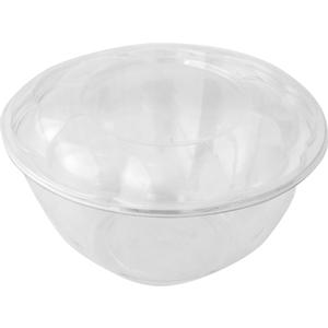 International Tableware, Inc Crystal Clear Plastic 48 oz Salad Bowl w/ Snap-tight Lid - TG-PP-480