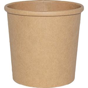 International Tableware, Inc 12 oz. Kraft Paper Round Disposable Soup Cup - TG-KS-12