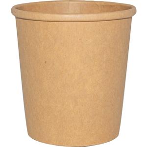 International Tableware, Inc 26 oz. Kraft Paper Round Disposable Soup Cup - TG-KS-26