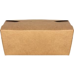 International Tableware, Inc 112oz Kraft Folded Paper Disposable Take Out Box - TG-KB-#4 