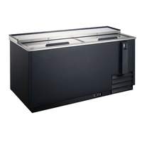 Falcon Food Service 50in Horizontal Bottle Cooler with Black Vinyl Exterior - ABC-50 