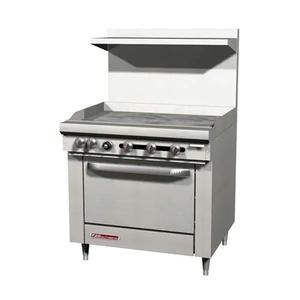 Southbend S-Series 36" Gas Manual Griddle Range w/ Open Cabinet Base - S36C-3G