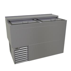 Glastender 48in Wide Shallow Well Flat Top Bottle Cooler - ST48-S 