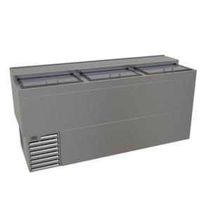 Glastender 72in Wide Shallow Well Flat Top Bottle Cooler - ST72-S 