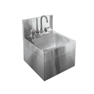 Glastender 14in x 15in Stainless Steel Underbar Hand Sink with Skirt - WHS-14 