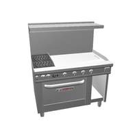 Southbend Ultimate 48" Gas 2 Burner Range w/ 36" Right Griddle - 4482DC-3TR