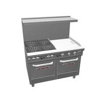 Southbend Ultimate 48in Range Wavy Grates & 24in Griddle Right - 4482EE-2GR 