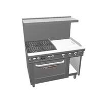 Southbend Ultimate 48in Range Wavy Grates & 24in Griddle Right - 4482AC-2GR 