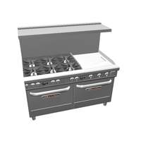 Southbend Ultimate 60in Gas 6 Star Burner Range with 24in Right Griddle - 4603AA-2TR 