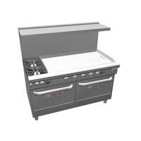 Southbend Ultimate 60" Gas 2 Star Burner Range w/ 48" Right Griddle - 4603DD-4TR