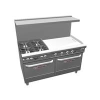 Southbend Ultimate 60in 4 Star Burner Range with 36in Thermostatic Griddle - 4603DD-3TR 