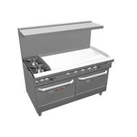 Southbend Ultimate 60" 2 Star Burner Range w/ 48" Right Manual Griddle - 4603DD-4GR