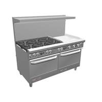 Southbend S-Series 60" Gas 6 Burner Range w/ 24" Right Side Griddle - S60AA-2TR
