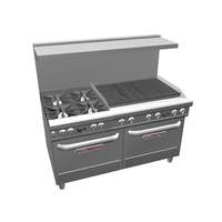 Southbend Ultimate 60" 4 Star Burner Range w/ 36" Right Charbroiler - 4603AA-3CR