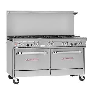 Southbend Ultimate 60in 9 Burner Gas Range with Convection Oven - 4601AC-5R 