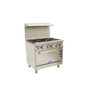 Comstock Castle 36" Gas Open Top 6 Burner Range w/ Convection Oven Base - CCR6-C