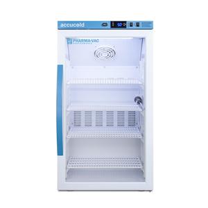 Accucold Pharma-Vac 3 CuFt Glass Door Medical Refrigerator - ARG3PV