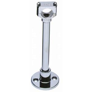 T&S Brass Polished Chrome Plated Brass 6in Wall Bracket with 1/2in Pipe - B-0110 