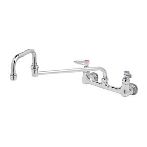 T&S Brass 18" Long Double Joint Swing Nozzle Faucet w/ 8" Centers - B-0265