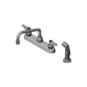 T&S Brass Lavatory Faucet w/ 8" Centers & 8" Swing Spout - B-1172