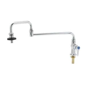 T&S Brass Deck Mount Double-Jointed 18"L Pot Filler Faucet - B-0590