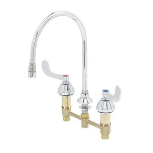 T&S Brass 8in Concealed Deck Mount Mixing Faucet with 8-13/16in Gooseneck - B-2862 