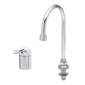 T&S Brass Deck Mount Single Lever Remote Control Base Faucet - B-2742