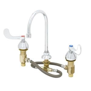 T&S Brass Adjustable Concealed Deck Mounted Mixing Faucet with Aerator - B-2865-05-133XA 