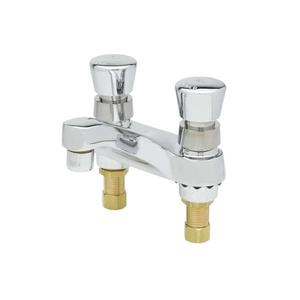 T&S Brass 4in Centerset Deck Mount Mixing Faucet with Integral Spout - B-0831-VF05 