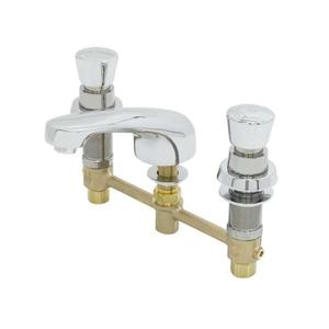 T&S Brass 8" Concealed Deck Mount Mixing Faucet w/ Spout & Aerator - B-2991