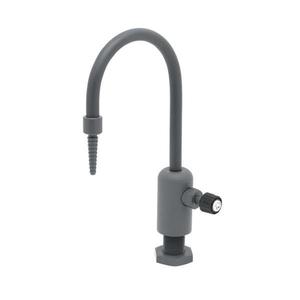 T&S Brass Deck Mount Lab Faucet w/Rigid Gooseneck & Serrated Tip - BL-9505-01