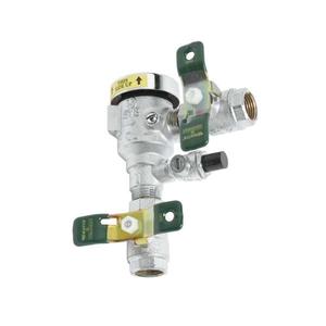 T&S Brass Spill-Resistant Vacuum Breaker w/ Shut Off Ball Valve - B-0963