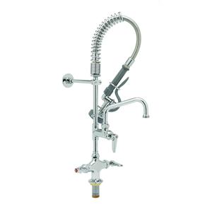 T&S Brass Deck Base Mini Pre-Rinse Faucet w/ Compact Spring - MPZ-2DLN-06