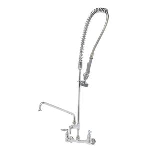 T&S Brass EasyInstall Pre-Rinse Unit w/Add-On Faucet &10" Swing Nozzle - B-0133-ADF10-B