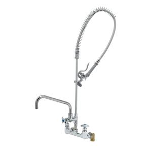 T&S Brass Big-Flo Pre-Rinse Unit with 8in Center Base Faucet - B-0287 