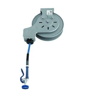 T&S Brass Stainless Steel Open Hose Reel System with 15ft Hose - B-7212-01 