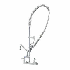 T&S Brass EasyInstall Pre-Rinse Unit w/Add-on Faucet, 14in Swing Nozzle - B-0133-14CRQJST 